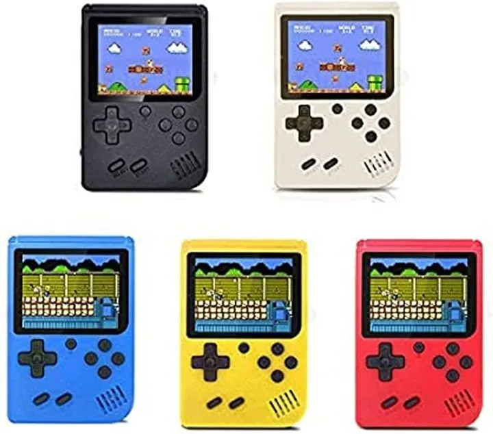 SUP Game Box 400-in-1 Mini Portable Video Game Console – Retro Handheld Player with Super Mario, Contra & TV Output Cable (Rechargeable Battery Included)