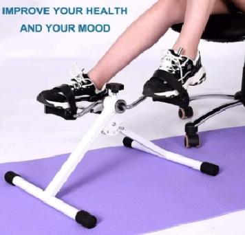 Portable Mini Exercise Cycle - Pedal Bike Assistant for Arm & Leg Home Workout & Elderly Physical Therapy
