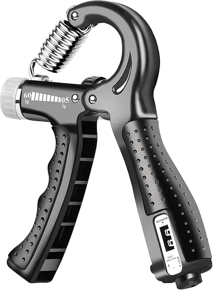 Adjustable Hand Grip Strengthener with Digital Counter - Forearm & Wrist Exerciser Heavy Gripper